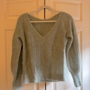 Sezane wool sweater XXS with beautiful detail